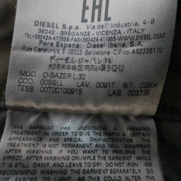 Diesel Jeans 32 x 32 Green D-Bazer Tapered - Picture 9 of 16
